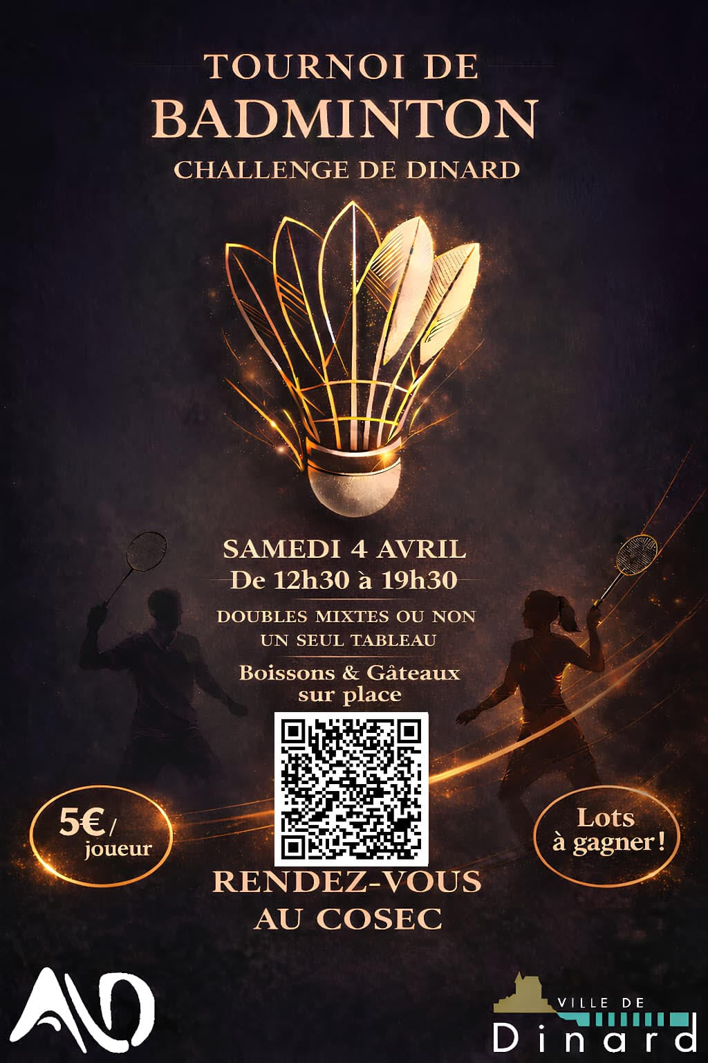 Tournoi de Badminton – Challenge de Dinard